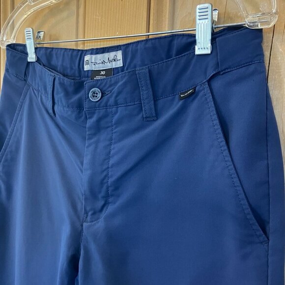 Travis Mathew Mens Chino Straight Leg Golf Pants Size 30x28 Blue Navy AN EXC - Picture 6 of 12